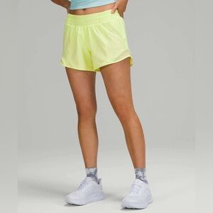 Lululemon Hotty Hot Shorts 4’ Crispin Green